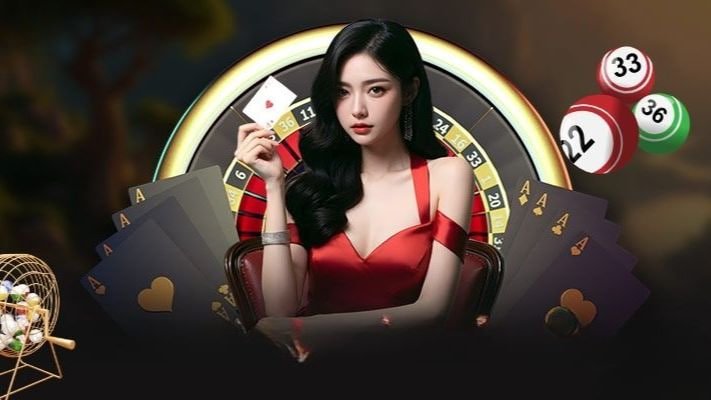 Dealer profesional di meja blackjack viral togel dengan kartu dan chip